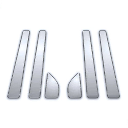 6Pc Chrome Pillar Post Covers Replacement for Mercury LS (1999–2009)