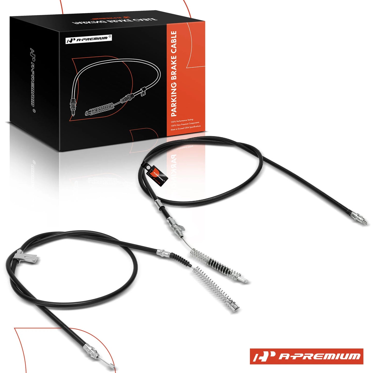 2X Rear Parking Brake Cable for Sierra 2500 HD Silverado 2500 HD (2001–2005)