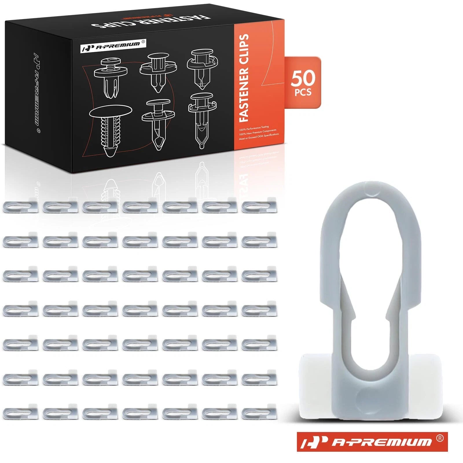 50Pcs Nylon Trim Molding Retainer Clips for Chevy Cadillac