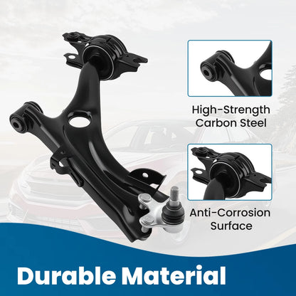 Front Left Lower Control Arm with Ball Joint for Honda Civic (2016–2021)