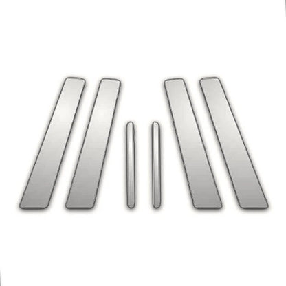 Chrome Pillar Post Covers 6-Piece Set for Mazda 3 (2004–2008)