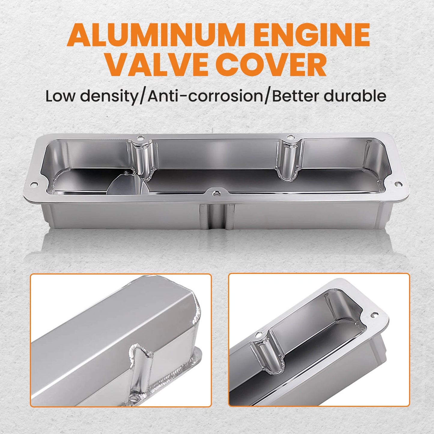 Aluminum Valve Covers with Bolts for Ford BB FE 352–428 (1957–1976)