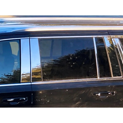 8pc. Luxury FX Polished Pillar Post Trim for 2021-2023 Chevy Suburban SUV