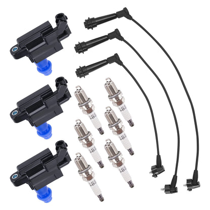 Ignition Coil, Spark Plug & Wire Set for Lexus GS300 (1999–1999)