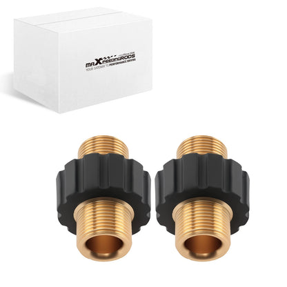 Brass Pressure Washer Fitting for M22 14mm Male Thread Hose Adapter (2PCS)