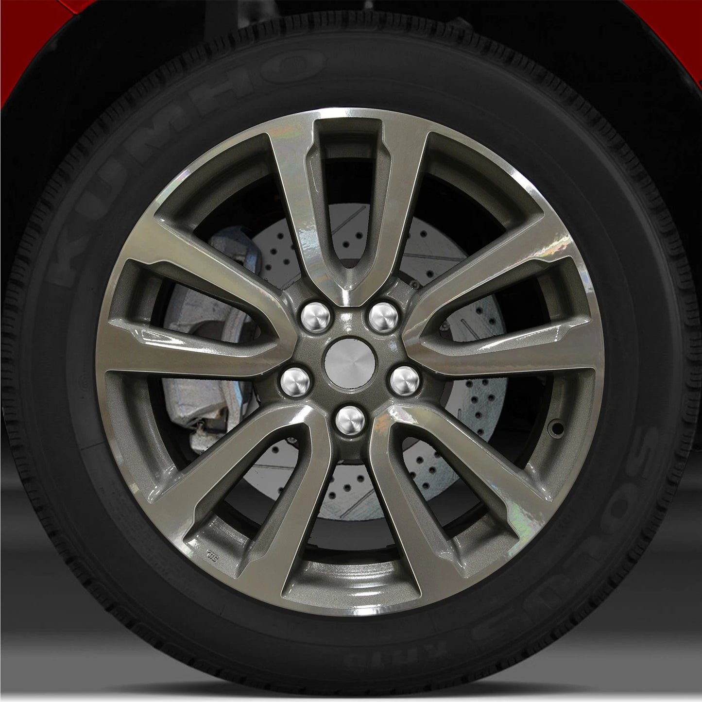 18x7.5 Factory Wheel (Medium Metallic Charcoal) For 2013-2015 Nissan Pathfinder