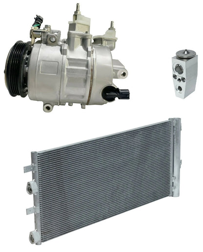 A C Compressor Kit W Condenser for Lincoln MKZ 2.0L (2014–2015)