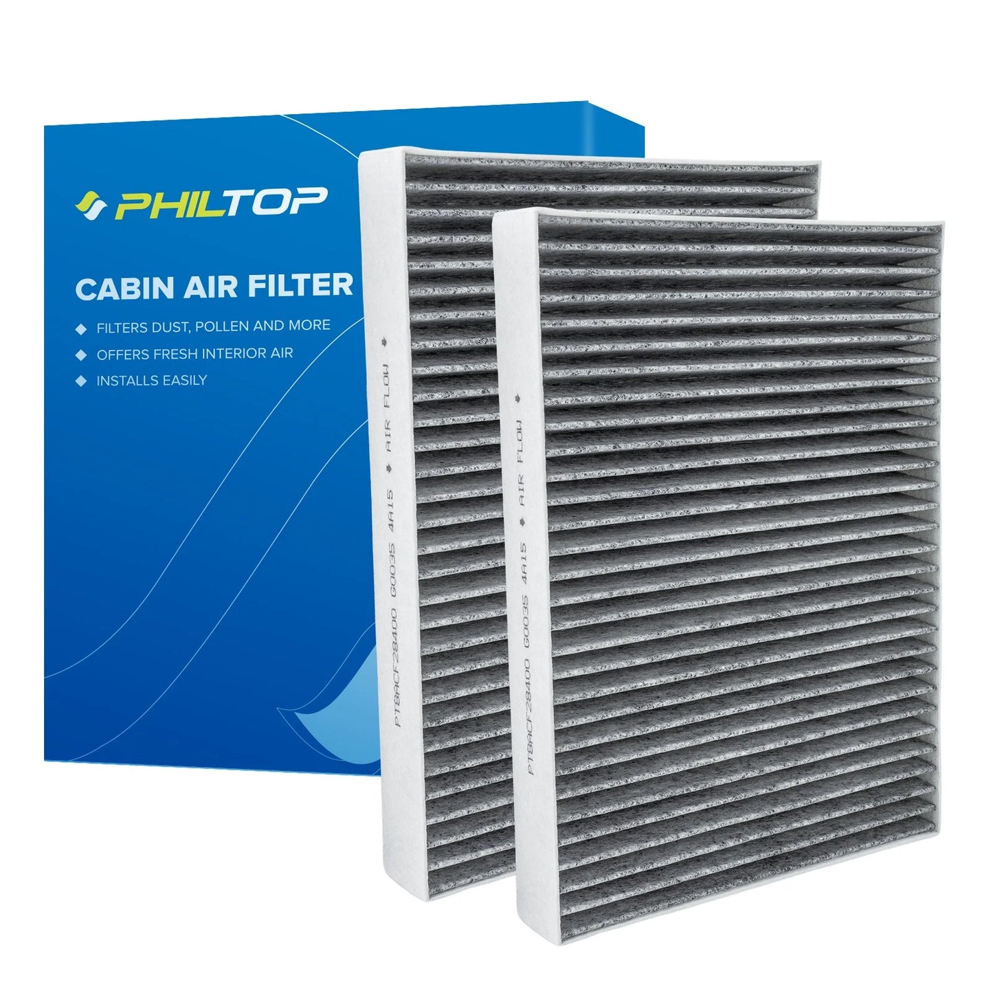 2x Carbon Cabin Filter for Nissan Rogue (2014–2020), Rogue Sport (2017–2022)