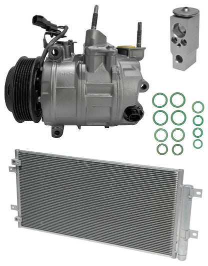 AC Compressor Kit with Condenser Replacement for Ford Edge 2.0L (2013–2014)