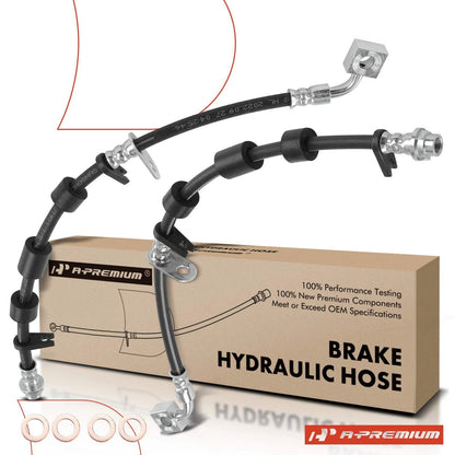 2X Brake Hydraulic Hose Front for Chevy Malibu Buick Regal (2013–2023)
