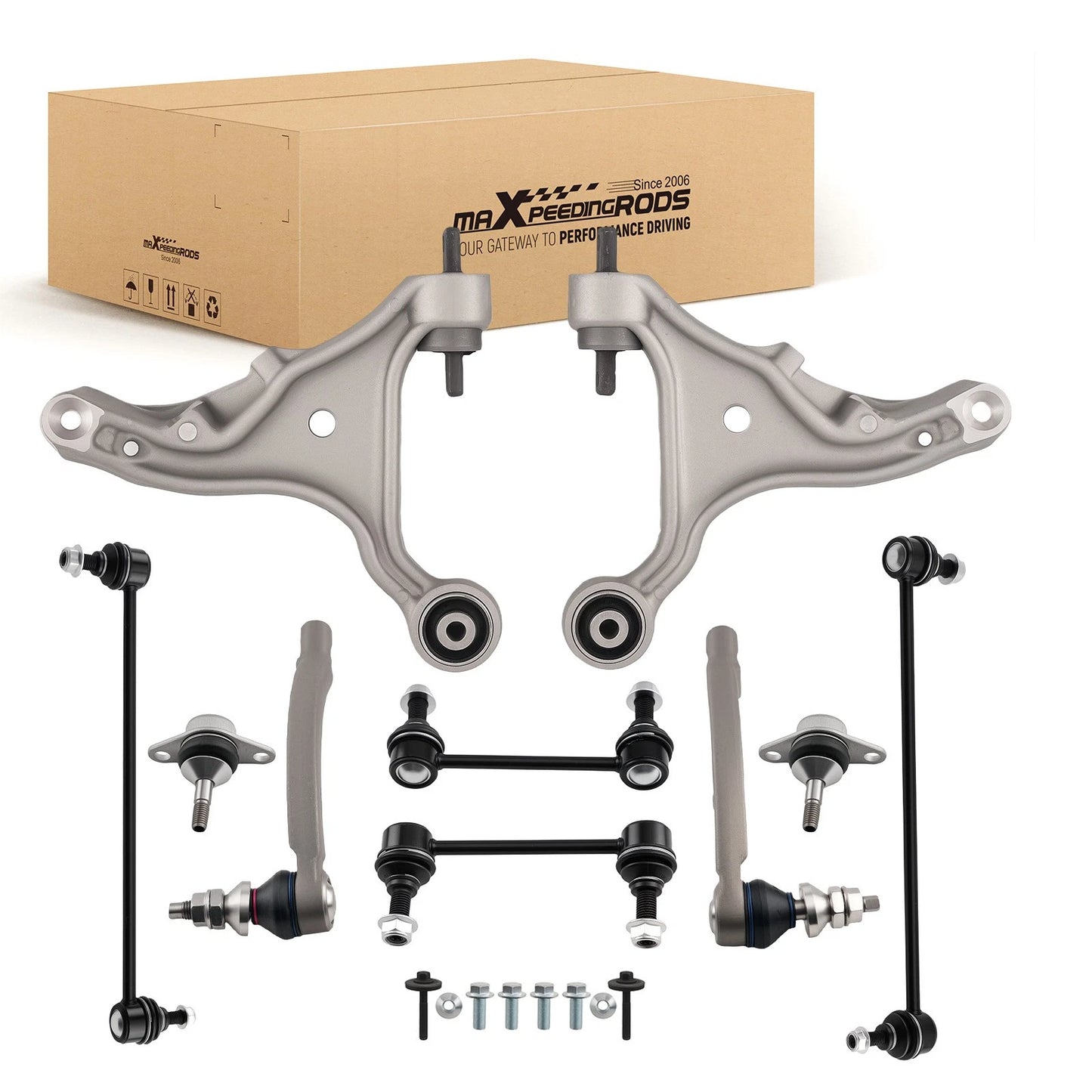 Front Lower Control Arms Suspension Kit for Volvo S60 V70 (2001–2007)