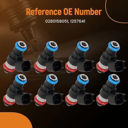 8PCS Fuel Injectors for Chevrolet Corvette LS3 6.2L (2008–2013)