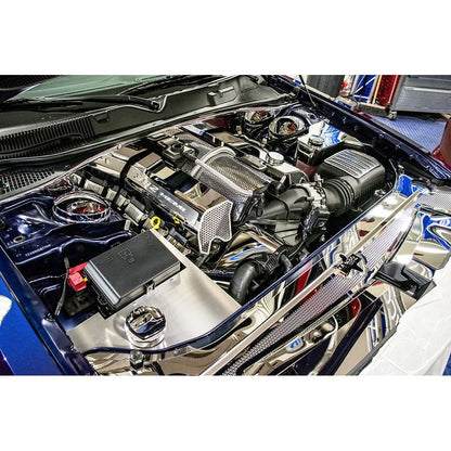 Fuel Rail Covers Replacement with Blue LED for 2015–2016 Dodge Challenger