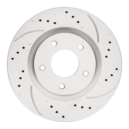 Front Set Drilled & Slotted Brake Rotors for Nissan Rogue & Sentra (2007–2013)