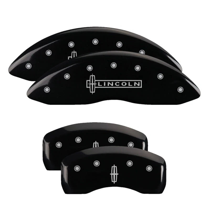 Caliper Covers Black Lincoln Star Logo Replacement for 2016–2018 Lincoln MKX