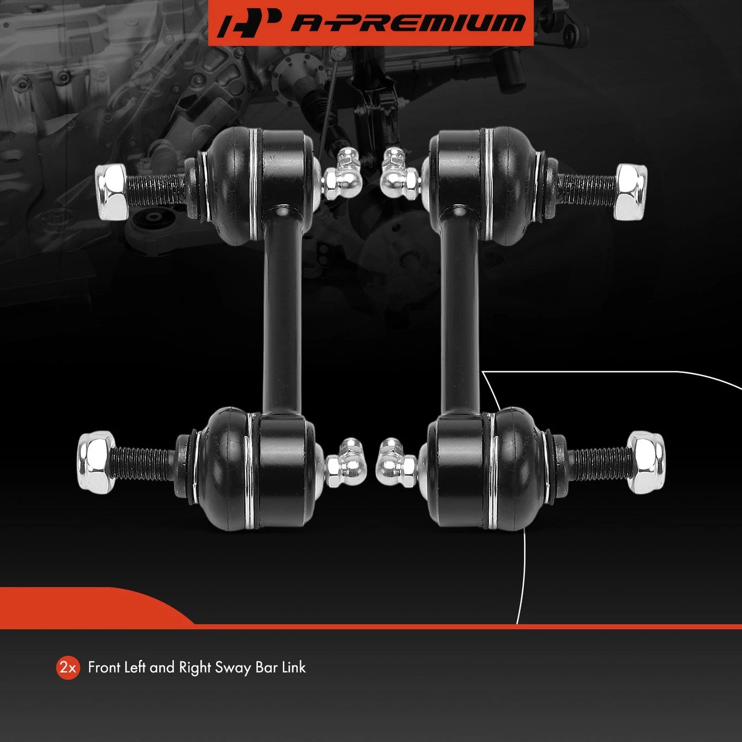 2X Front Suspension Stabilizer Bar Link for Chevy Colorado GMC Canyon (2004–2012)