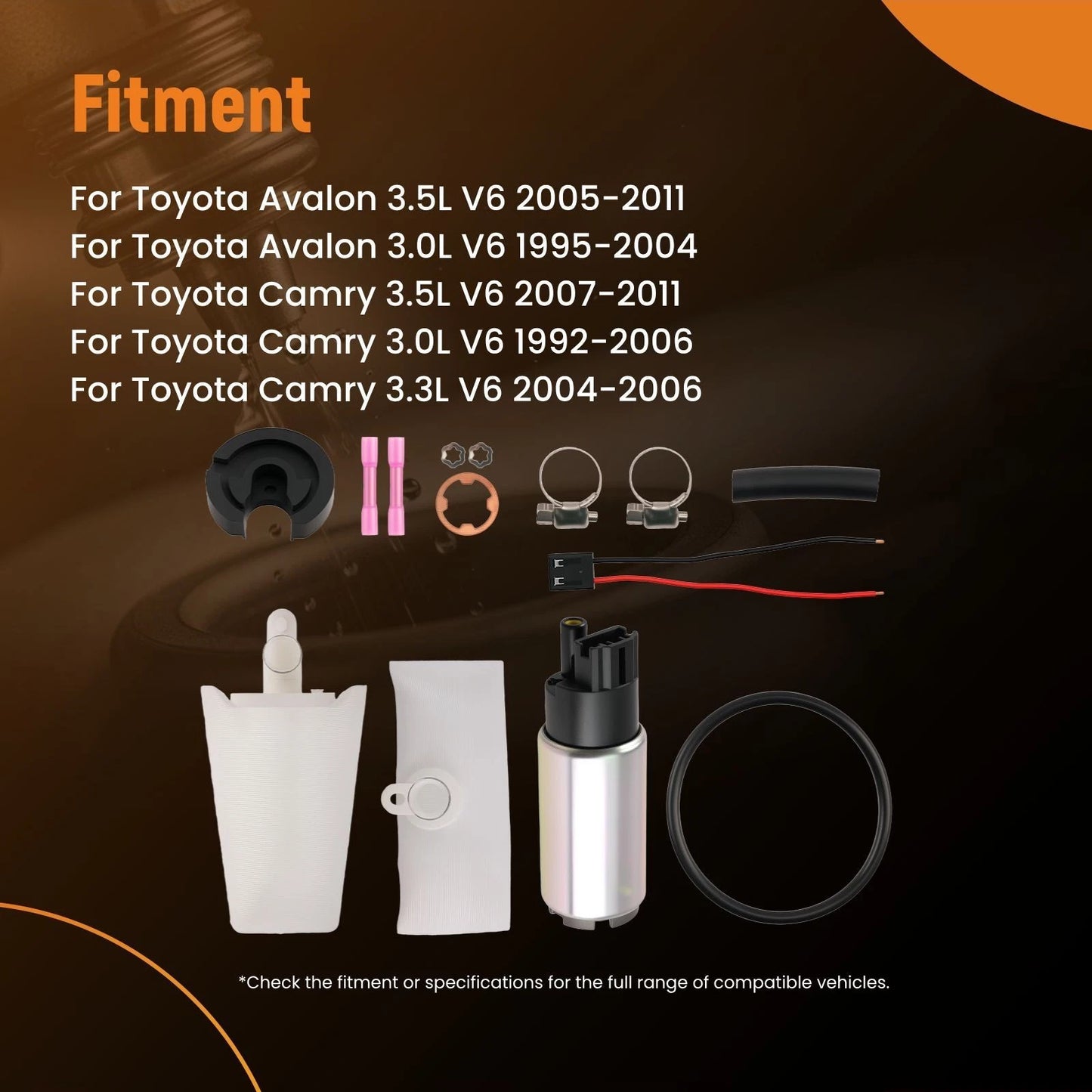 Fuel Pump Module for Chevrolet Prizm Corolla (1998–2002) 1.8L L4