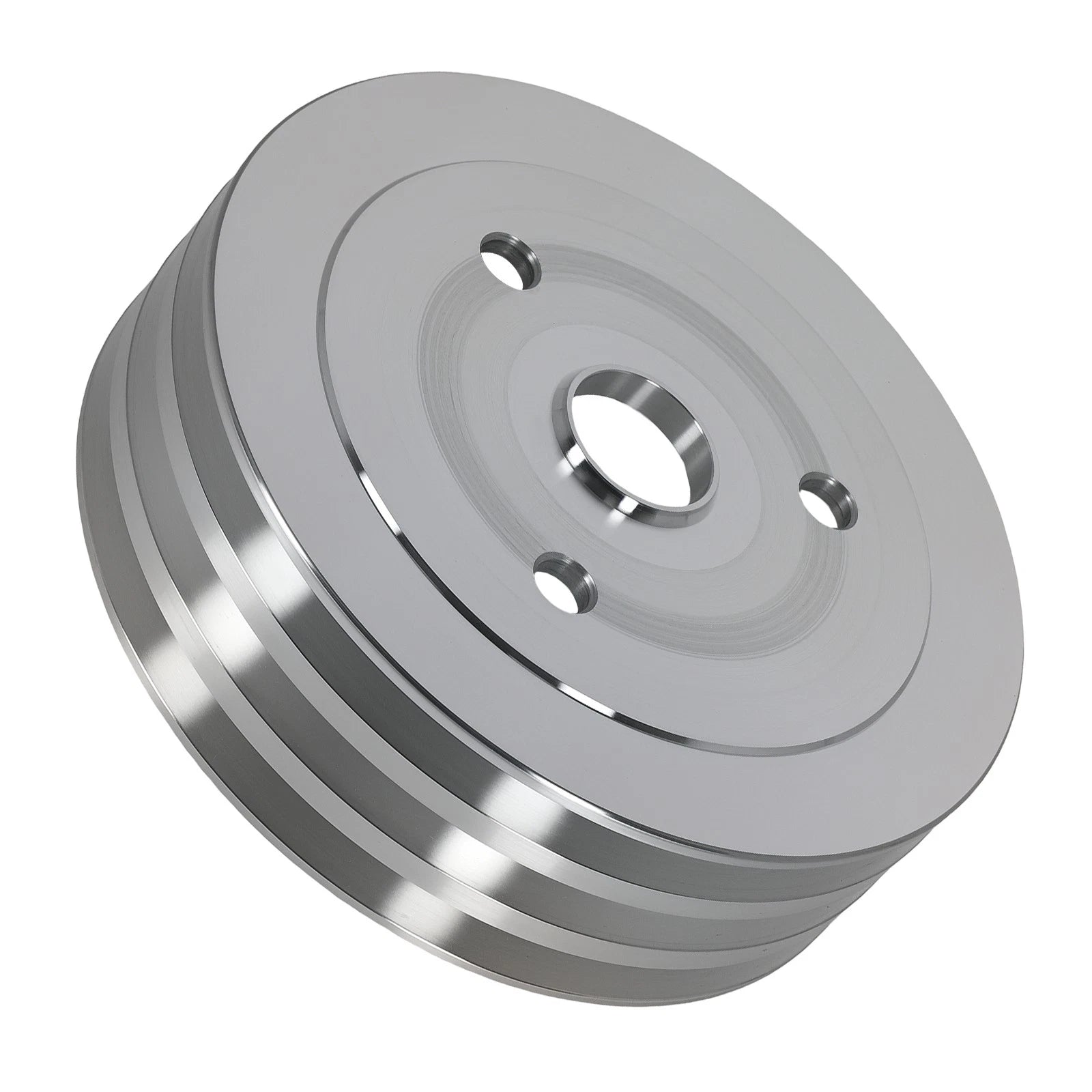 Aluminum Triple 3-Groove Crankshaft Crank Pulley for Small Block Chevy (SWP)