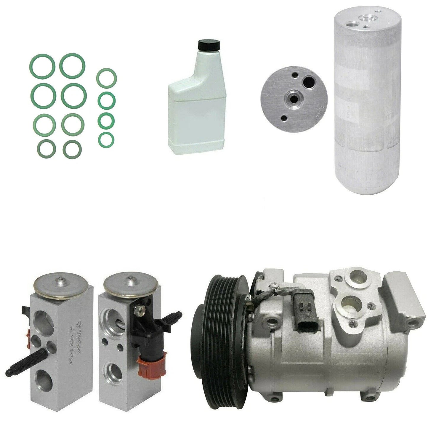 A C Compressor Kit Replacement with Sensor for Mazda 3 (2004–2010)