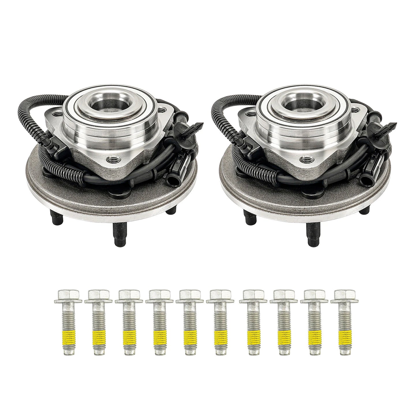 2x Front Wheel Hub Bearing Assembly for Ford Explorer Mountaineer (2011–2017)