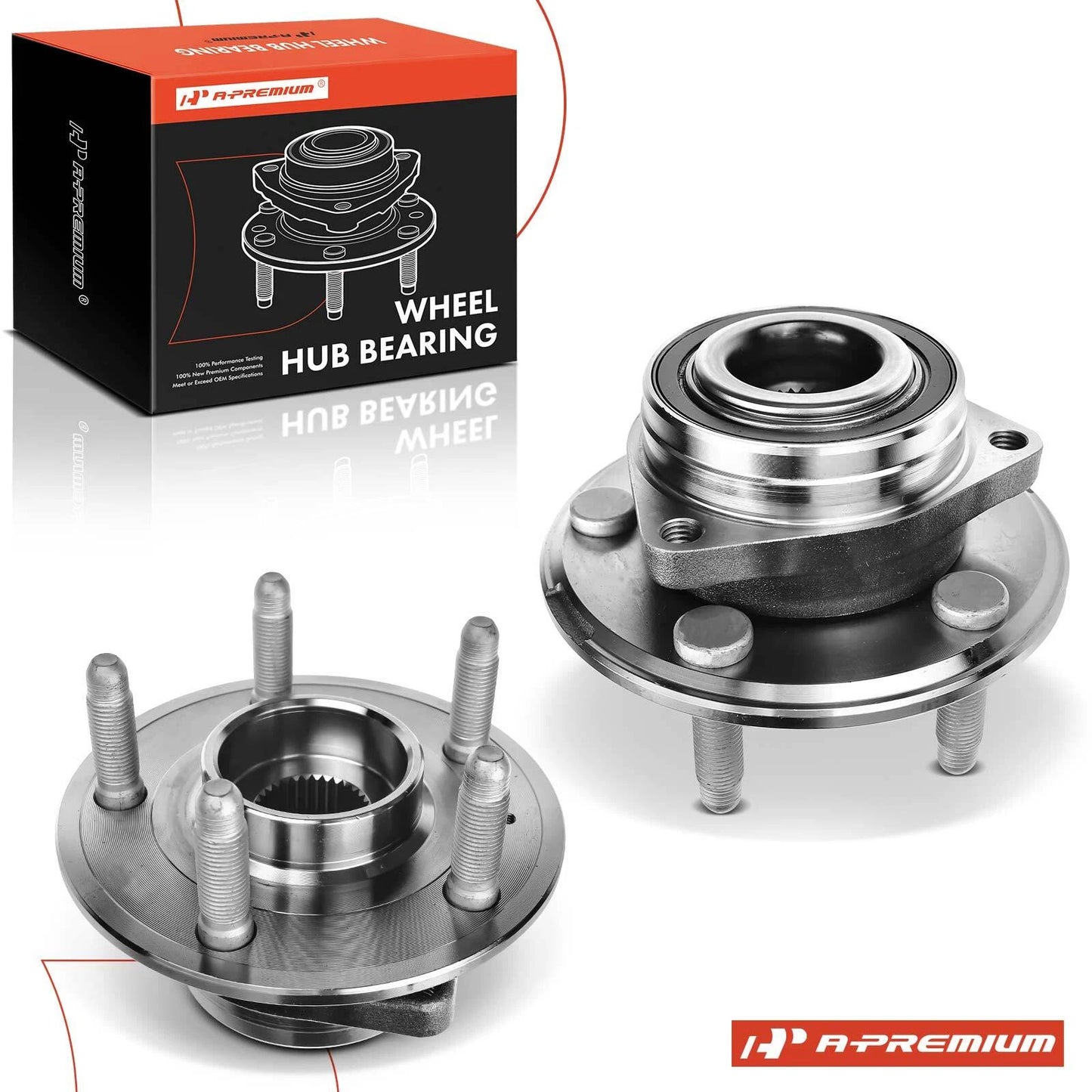 2X Wheel Hub & Bearing Assembly for Chevy Camaro (2012–2015)