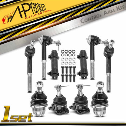 10x Front Ball Joint Tie Rod End for Chevy Tahoe GMC Yukon (2000–2006)