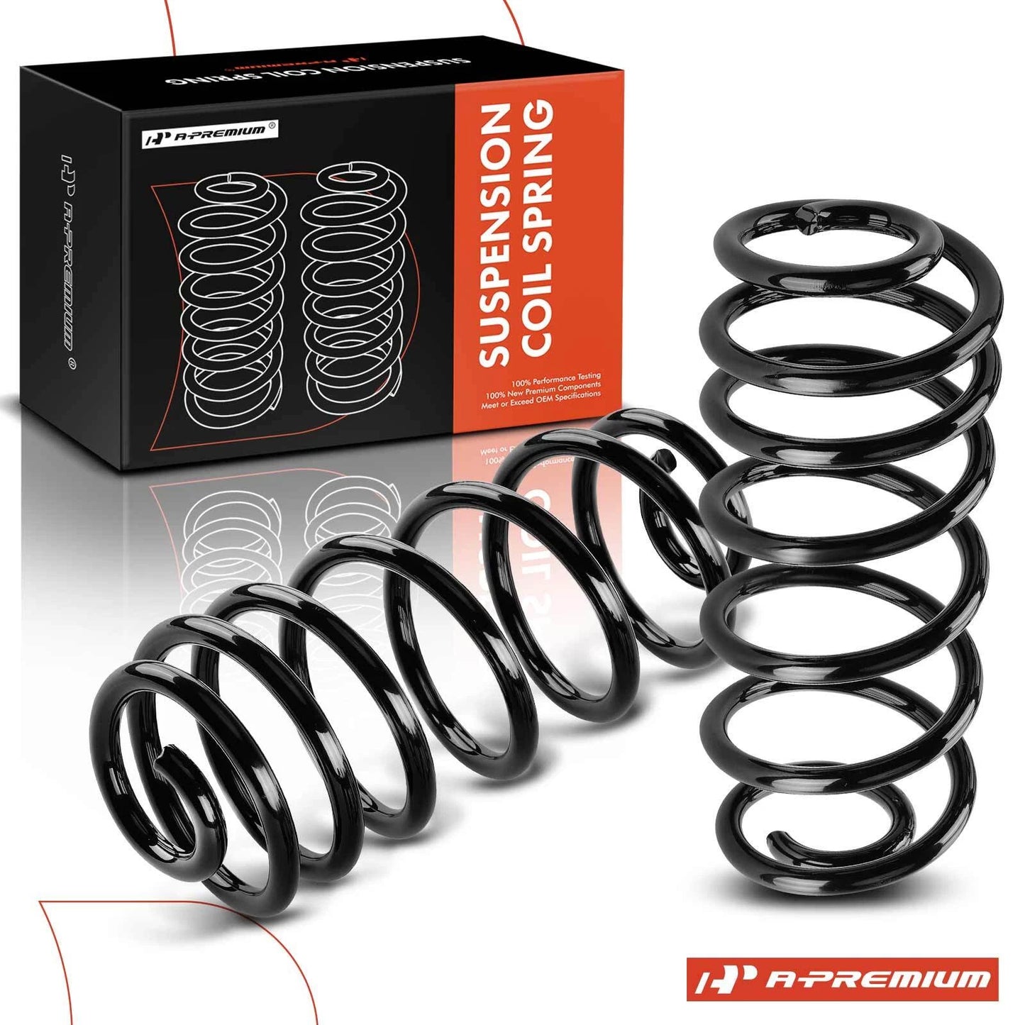 2X Rear Coil Springs for Chevy Malibu (2004–2012) Pontiac G6 (2006–2010)