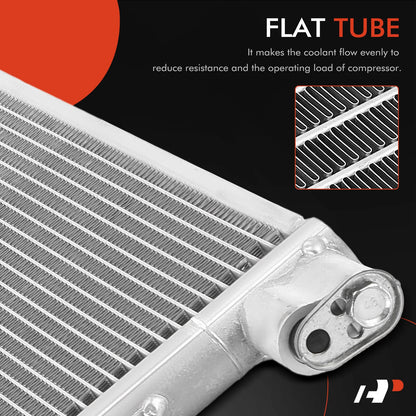 A/C Condenser with Receiver Drier for Cadillac XT5 XT6 (2017–2023)