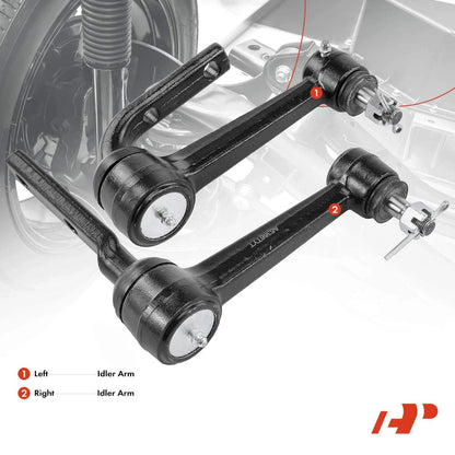 2X Idler Arm for Chevrolet Astro GMC Safari (1990–2005) RWD