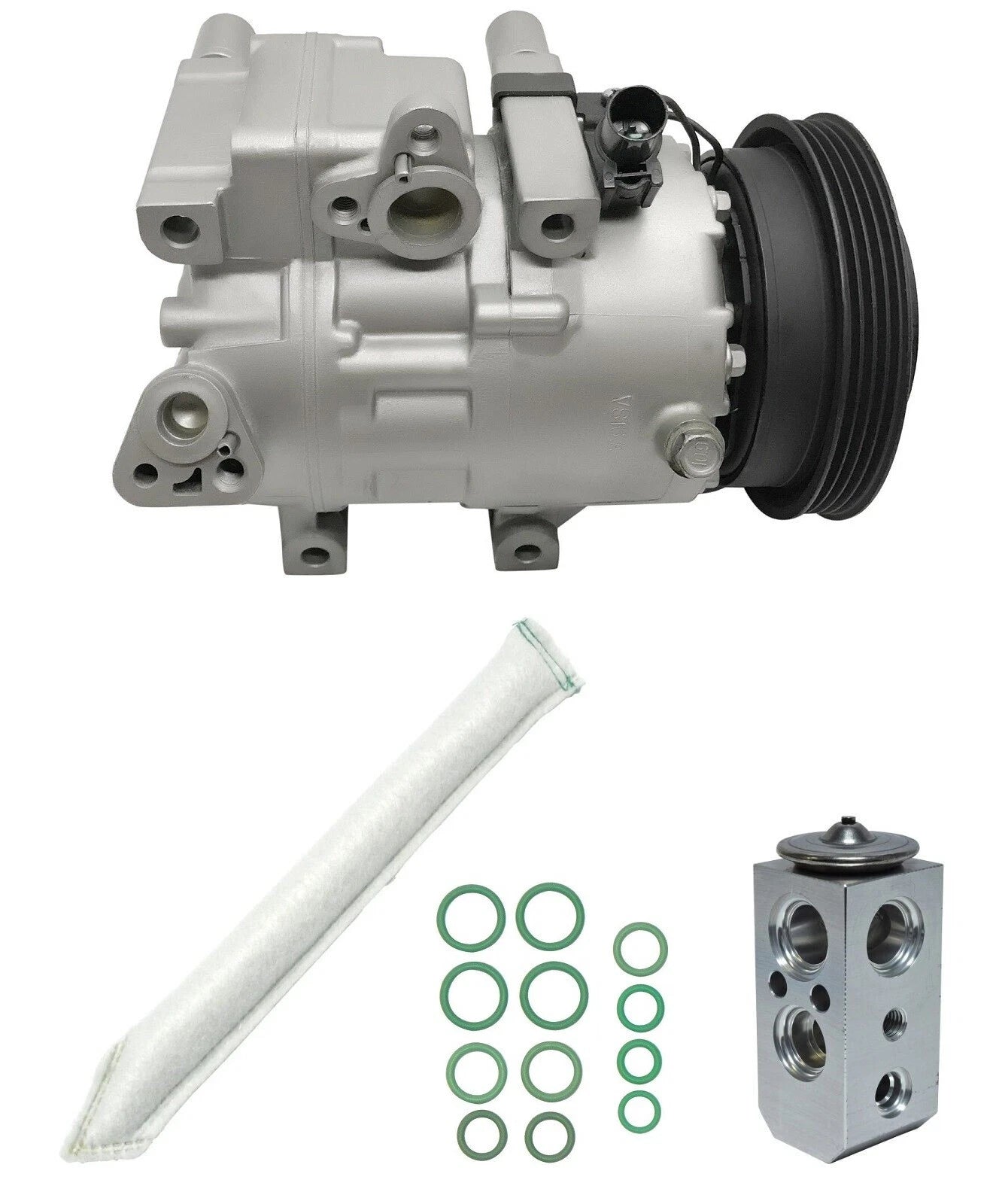 AC Compressor Kit Replacement for Hyundai Accent 1.6L (2008–2012)