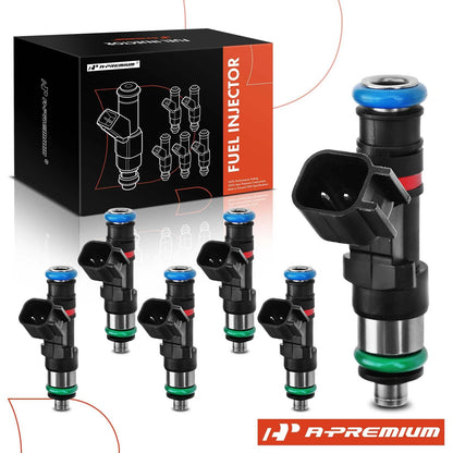 6x Fuel Injector for GMC Acadia (2007–2008) Chevy Colorado (2013) Buick Enclave