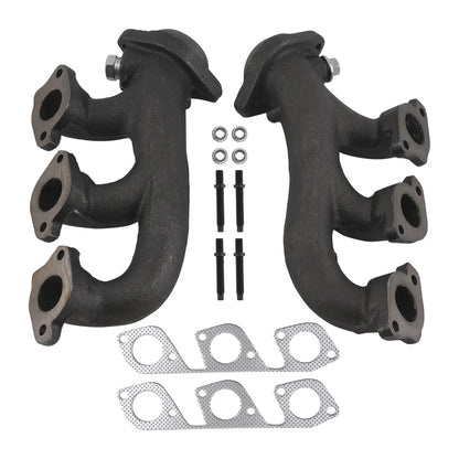 Cast Iron Exhaust Manifold LH & RH for Ford F-150 (1999–2008) & Heritage (2004)