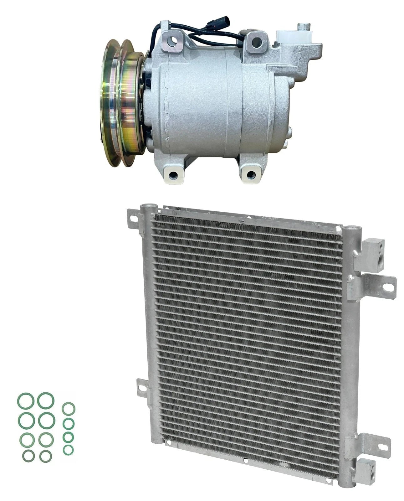 AC Compressor Kit With Condenser for Isuzu NPR 5.2L (2006–2006)