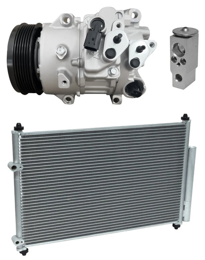 AC Compressor Kit With Condenser for Scion tC 2.5L (2016–2016)