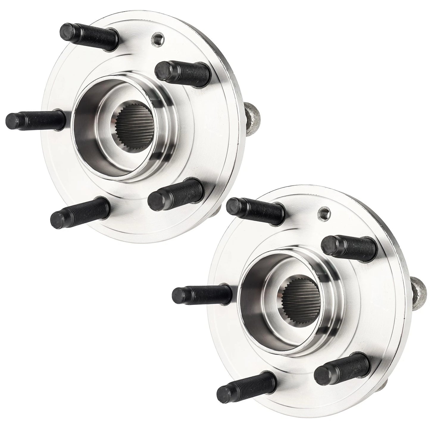 Front and Rear Wheel Hub and Bearing Assembly 2PC for Ford Explorer (2011–2019)