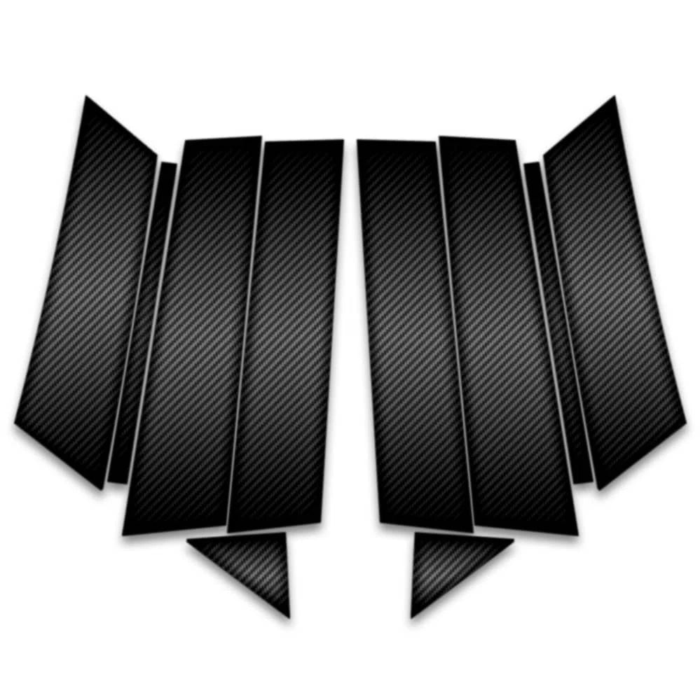 10pc Carbon Fiber Pillar Post Covers for 2013-2016 Mazda CX-5