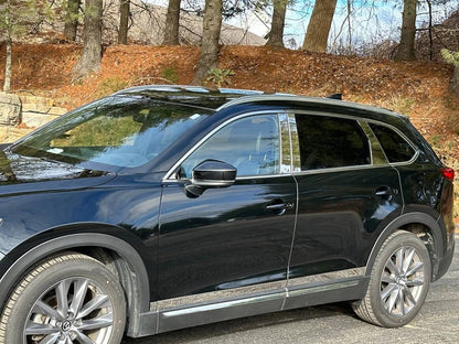 8pc Luxury FX Polished Pillar Post Trim for 2016-2023 Mazda CX-9