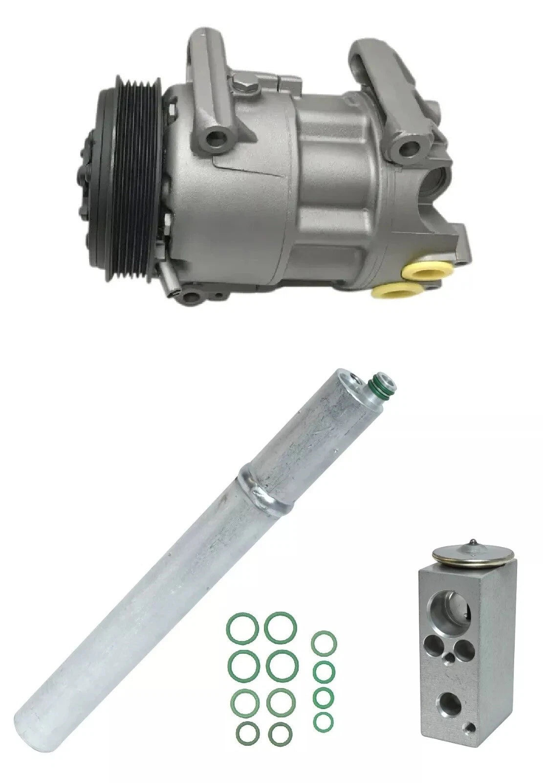 AC Compressor Kit OEM Replacement for Fiat 500L 1.4L Turbo (2015–2017)