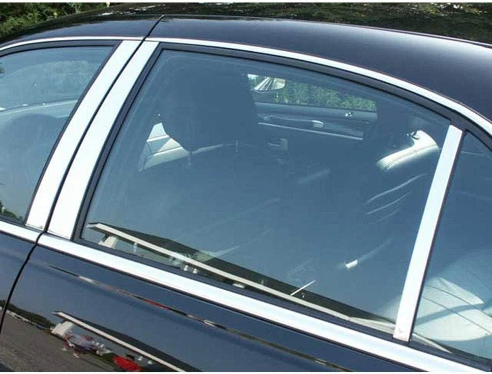 6pc. Luxury FX Chrome Pillar Post Set for 1998-2011 Lincoln Town Car