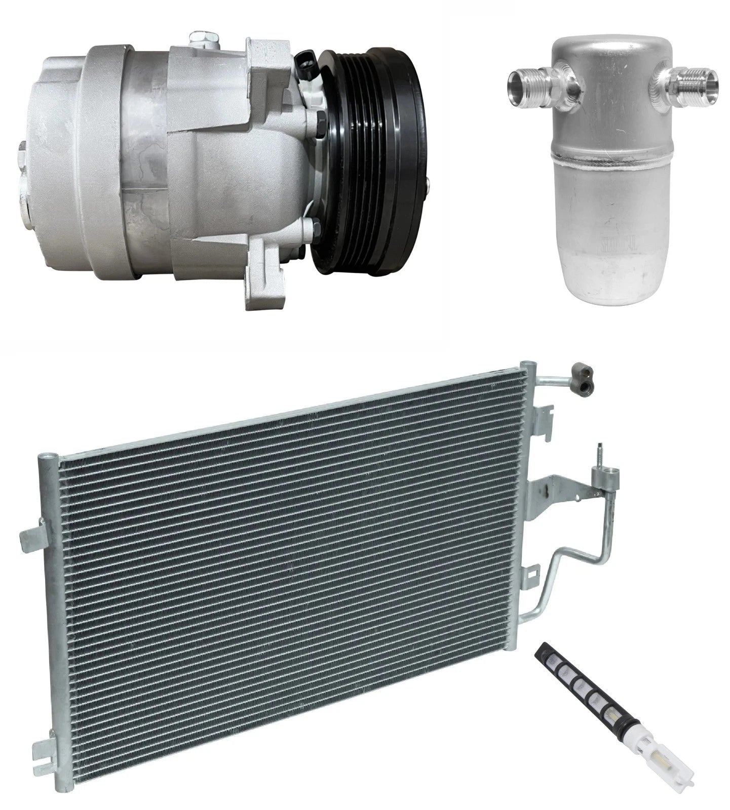 AC Compressor Kit With Condenser Fits Chevrolet Cavalier 2.2L (1995–1999)