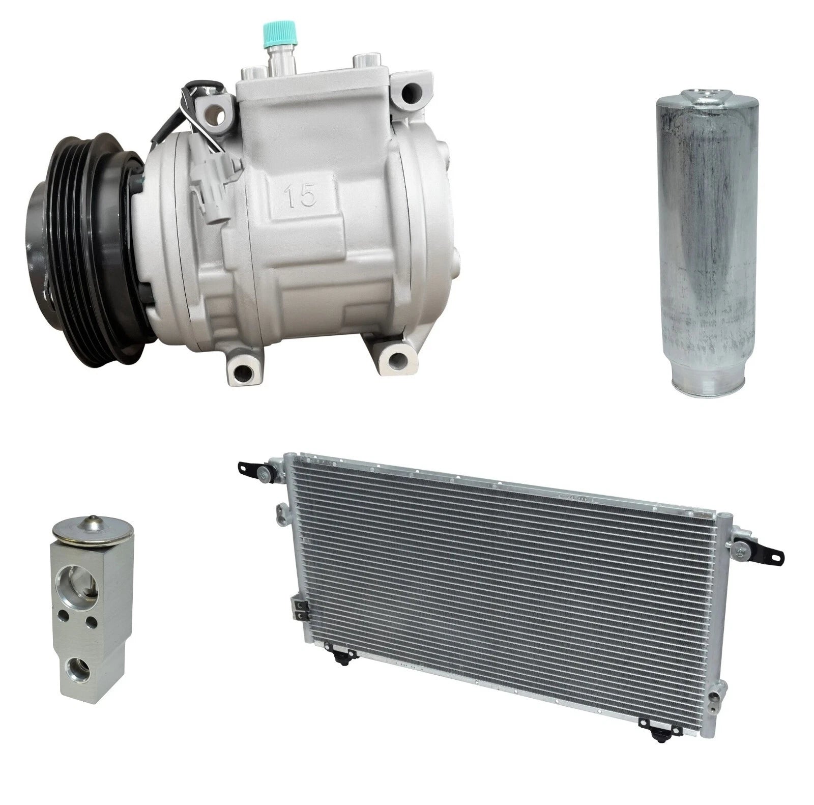 AC Compressor Kit w Condenser for Toyota Tundra 3.4L (2003–2006)