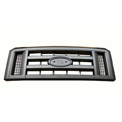 Replacement Black Matte/Ready to Paint/Textured ABS Plastic Front Grille