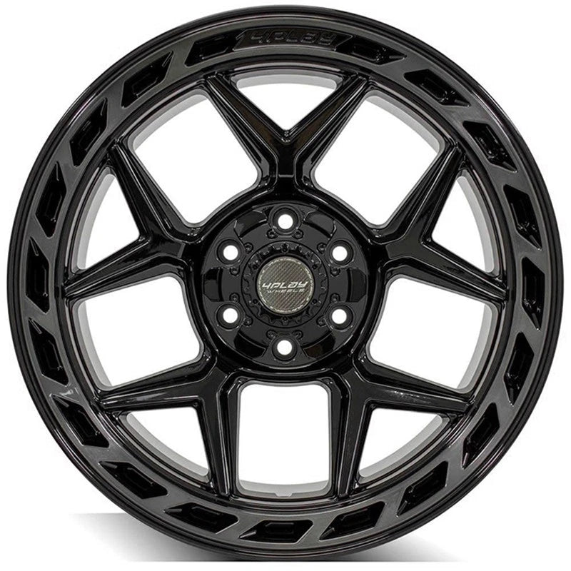 Gloss Black Wheel with Brushed Face for Toyota Land Cruiser (2023–2023)