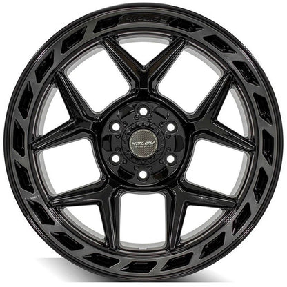 Gloss Black Wheel with Brushed Face for Toyota Land Cruiser (2023–2023)
