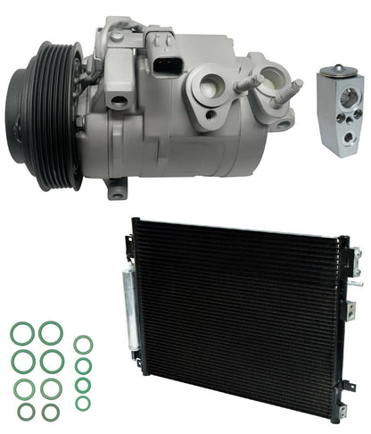 A C Compressor Kit With Condenser for Dodge Challenger 6.4L (2014–2014)
