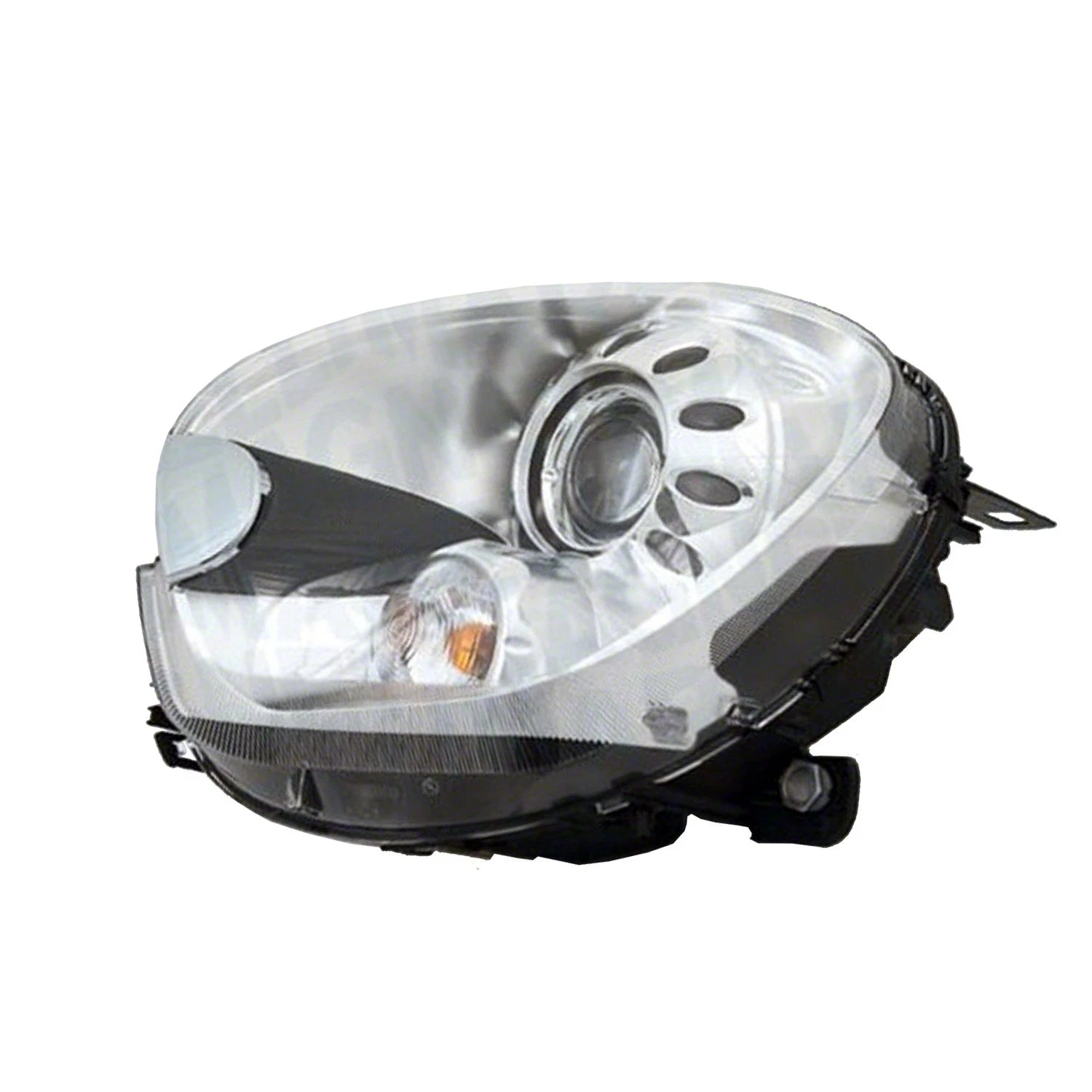 Replacement Chrome Driver Side HID Head Light Lens/Housing w/o Adaptive Lamps