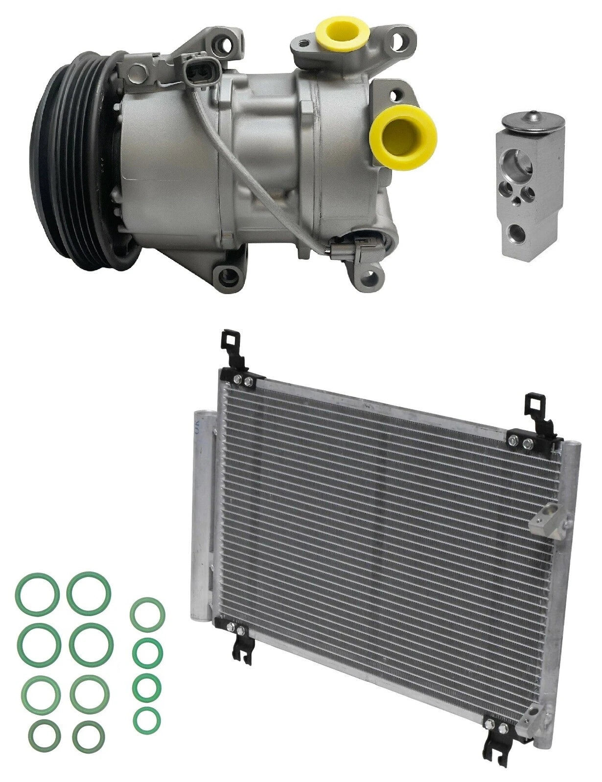 A/C Compressor Kit with Condenser for Toyota Yaris 1.5L (2011–2014)