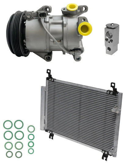 A/C Compressor Kit with Condenser for Toyota Yaris 1.5L (2011–2014)