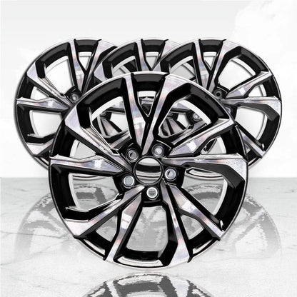 JTE Wheels 18 Inch Smoked Clear Coat Black Rim for Honda Civic (2017–2018)