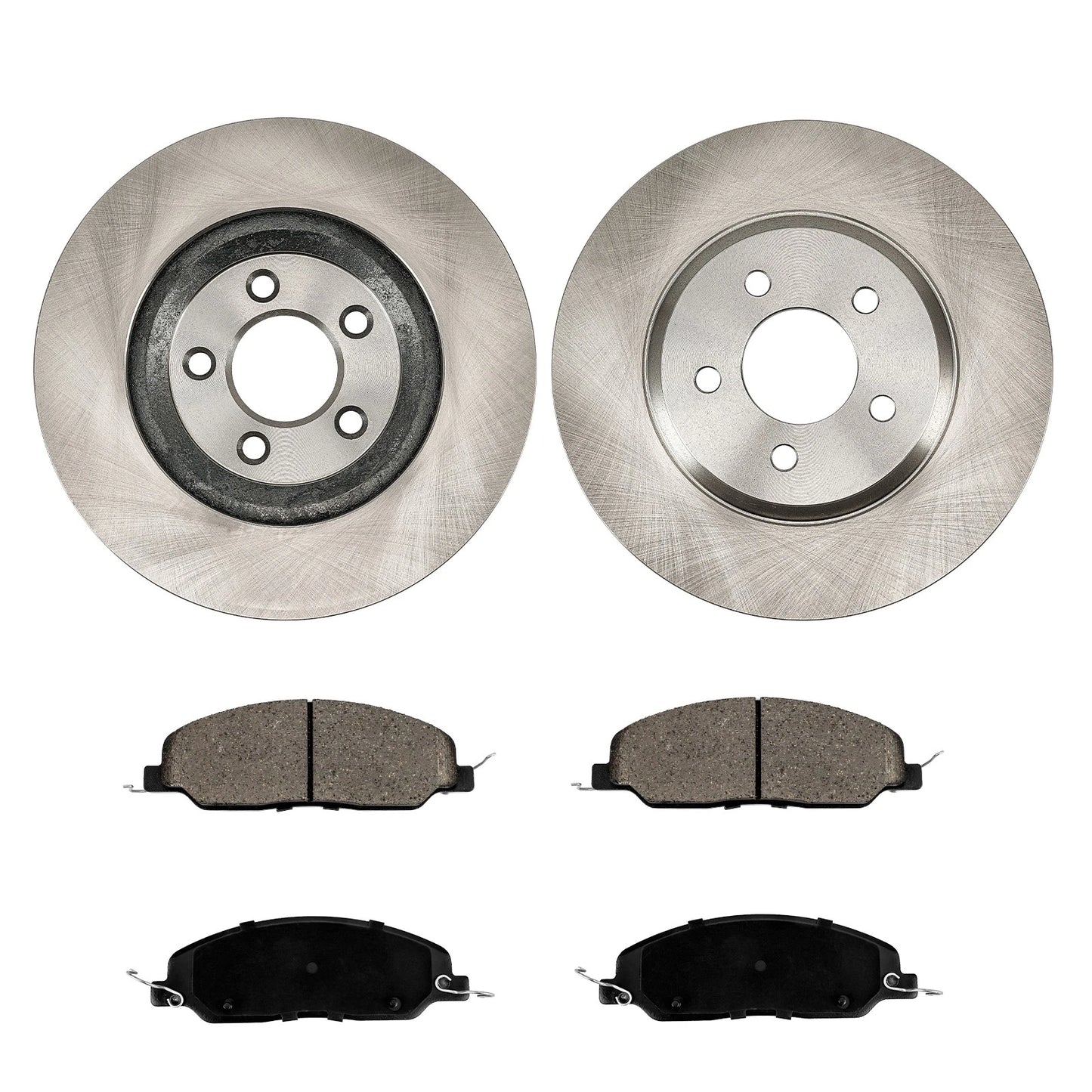 Front Ceramic Brake Pads and Rotors for Ford Mustang V8 4.6L (2005–2010)